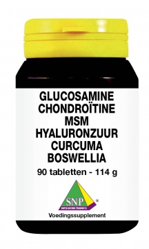 Glucosamine Chondroitin MSM Hyaluronic Acid Curcuma Boswellia