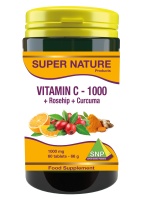 Vitamin C - 1000 mg + Rosehip + Curcuma: