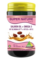 Salmon oil Omega3  Vitamin K2-Mena Q7  Vitamin D3  Vitamin E