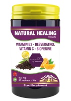 Vitamin B3 Resveratrol Vitamin C buffered Bioperine Pure